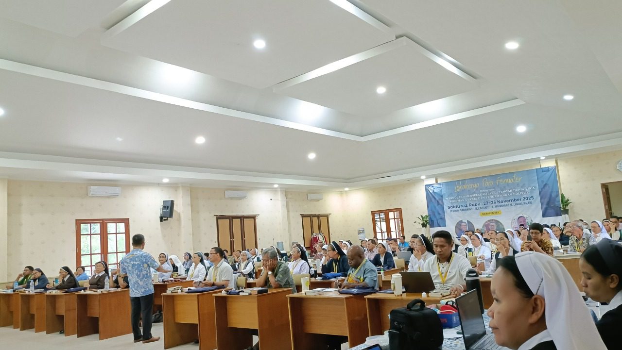 Para perserta Lokakarya Formator Religius 2025